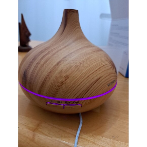 Victsing Ultrasonic Oil Diffuser & Art Naturals Essential Oils (6) Aromatherapy - Picture 4 of 11